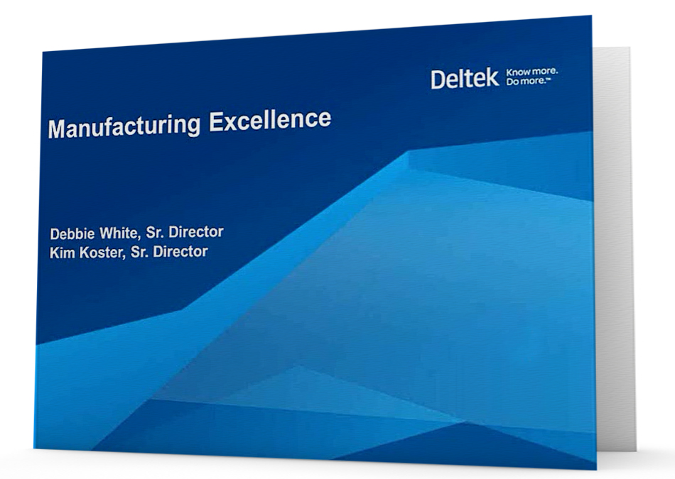 On Demand Webinar: Chart Your Course to Manufacturing Process Excellence